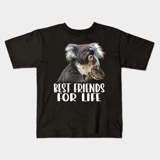 Koala Best Friends For Life Tee for Fans of Aussie Majesty Kids T-Shirt by Kevin Jones Art